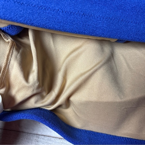 Old Navy Blue Terry Classic Swim Top Beach Vacation V-Neck 4X NWT! - Picture 11 of 13